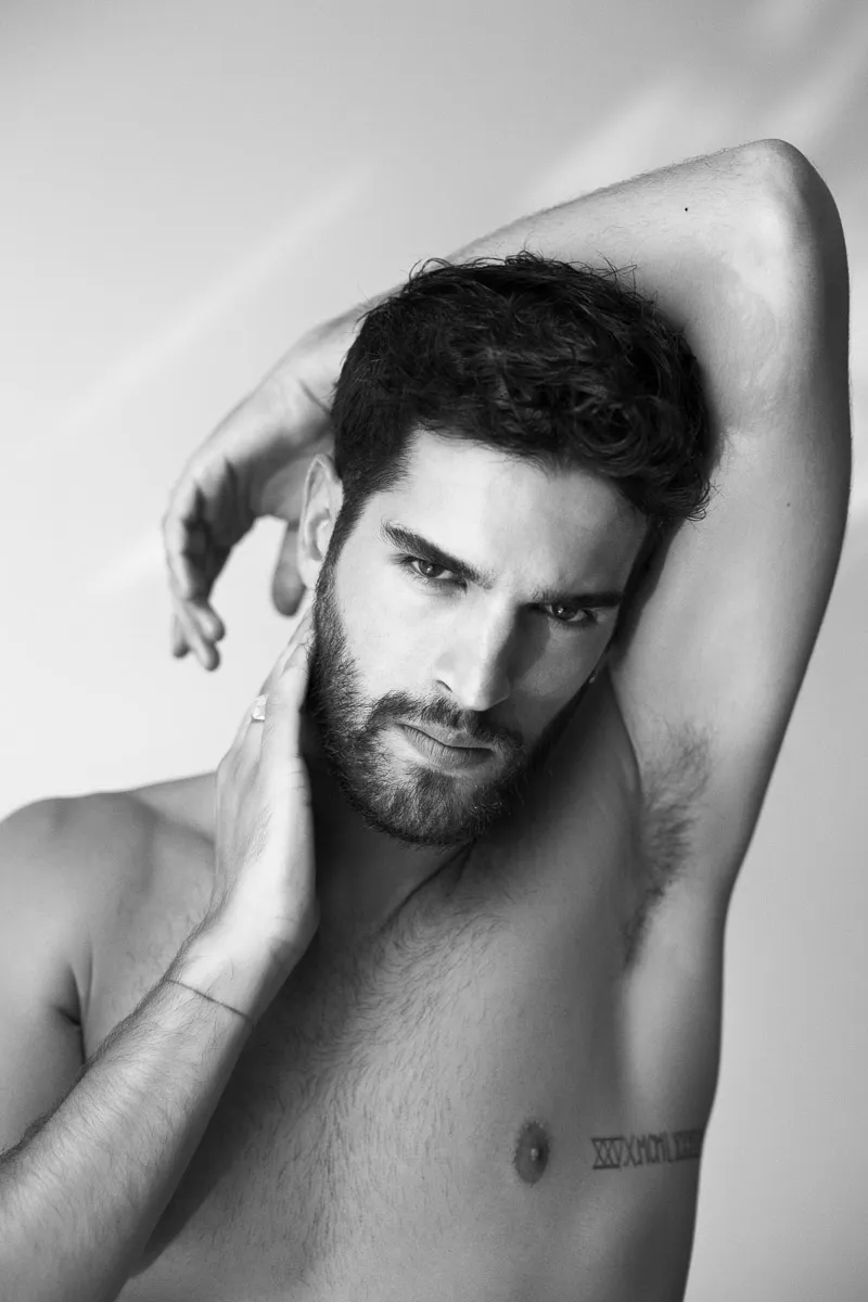 Male model portrait beard artisticlaurent dubois photographie