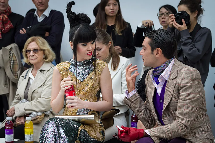 Fashion week front row audience - fashion week 1
