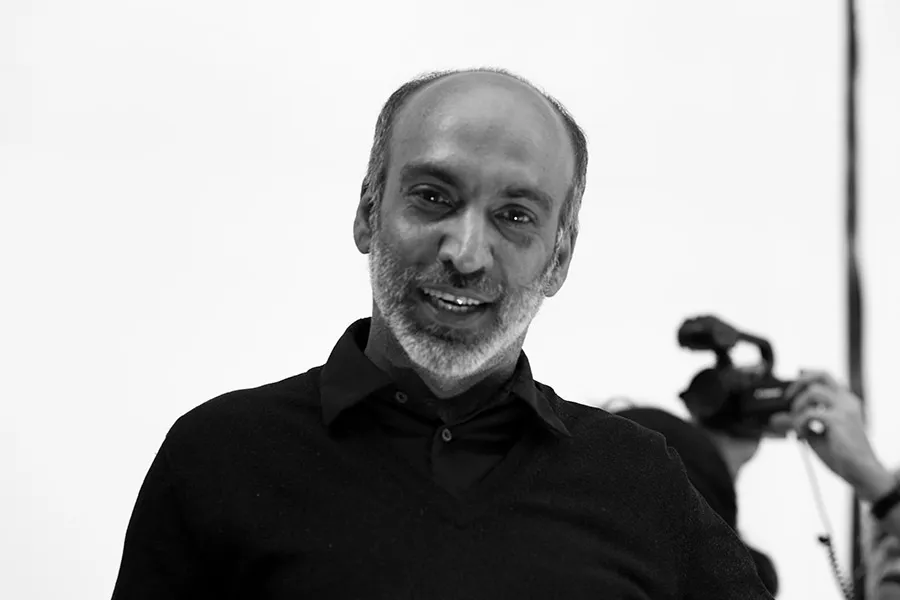 Designer portrait backstage bw - fashion week 1
